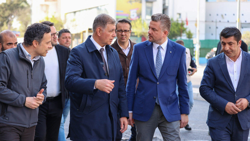 Tugay ve Duman asfalt çalışmalarını inceledi