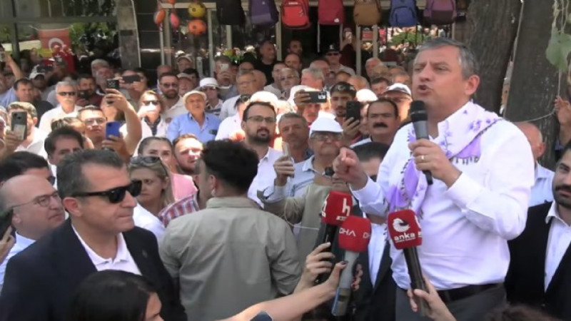 CHP Lideri Özgür Özel Kiraz'da Konuştu