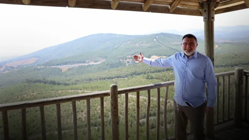 Bilal Saygılı'dan Çiçekliköy'de ağaçlandırma mesajı