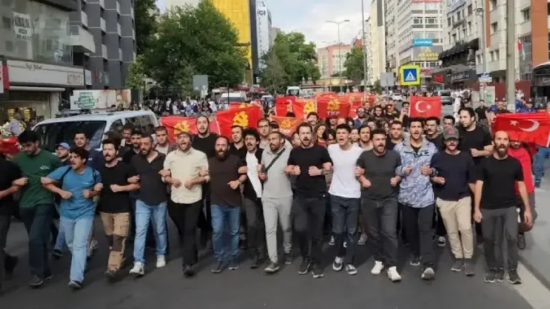 NATO protestolarında gözaltına alınan 13 TKP üyesi tutuklama talebiyle mahkemeye sevk edildi